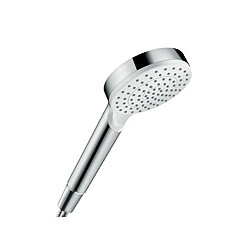 HANSGROHE Douchette 1 jet Crometta - Ø 10 cm - Blanc chromé