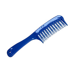 Peigne Démêlant à Dents Incurvées Brosse Démêlante Pour Cheveux Bouclés Humides Bleu pas cher