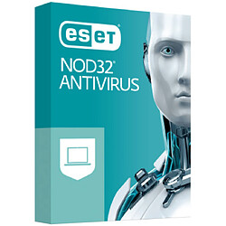 Eset NOD32 Antivirus 2021 - Licence 1 an - 2 postes 