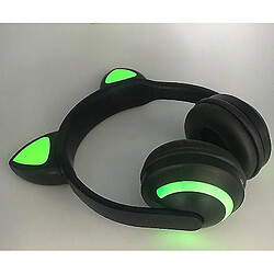 Universal Bluetooth stéréo oreille de chat casque clignotant lumineux casque de jeu casque LED couvercle Lide Lide @ 