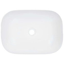 Avis vidaXL Lavabo 45,5x32x13 cm Céramique Blanc