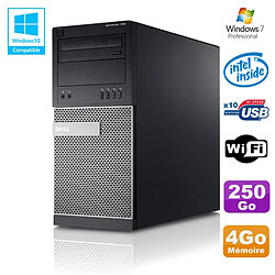 PC Tour Dell Optiplex 790 Intel G630 2,7Ghz 4Go Disque 250Go DVD WIFI Win 7 · Occasion 