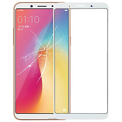 Wewoo Pièce Détachée Vitre Écran avant pour OPPO A73 (blanc)