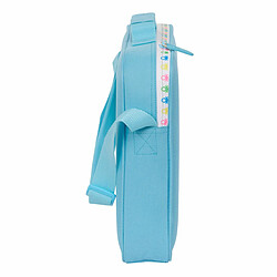 Cartable d'école Benetton Spring Bleu ciel 38 x 28 x 6 cm