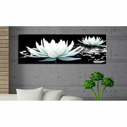 Paris Prix Tableau Imprimé Alabaster Lilies 40 x 120 cm