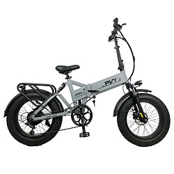 PVY Z20 Plus Vélo électrique pliant 20 * 4,0 pouces Gros pneus 500 W Moteur 50 km/h Vitesse Autonomie 50-80 km - Gris