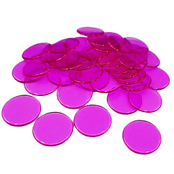 Avis 100pcs jetons de poker Coins Casino Supply Family Games Accs rose rouge