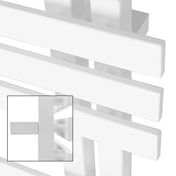 Avis Ecd Germany Radiateur design Fer EM 600 x 1400 mm Blanc