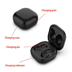 Avis Boîtier de charge compatible écouteurs Samsung Galaxy Buds Live R180 (Noir)