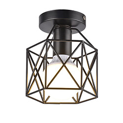 Universal Lampe Vintage Plafond Lampe Vintage Industrial Plafond Lampe Demi-rinçage Panier Cage Lampe Accessoires 