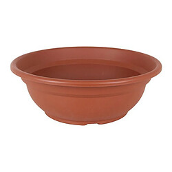 Avis Totalcadeau Pot de fleur en plastique marron Mesure - ø 50 x 6 pas cher