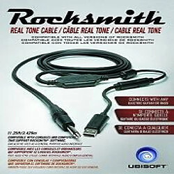 Ubi Soft Câble Rocksmith de 3,429 m pour connecter la guitare à la TV