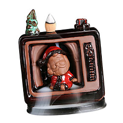 Brûleur D'encens De Four D'aromathérapie De Santa Claus Backflow Zen Decoration D