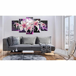 Paris Prix Tableau Imprimé Violet Inspiration 100 x 200 cm