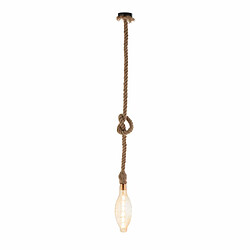 Suspension Thai Natura Naturel Verre Corde 6 W Ø 11 x 31 cm 11 x 181 x 11 cm