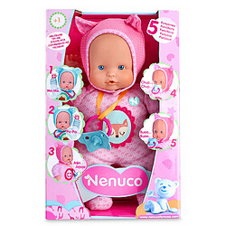 Nenuco Poupée interactive Soft 5 fonctions rose