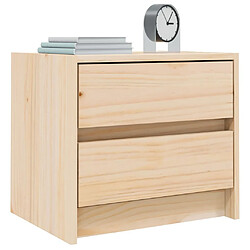 Avis Maison Chic Table de chevet,Table de nuit,Table d'appoint pour salon 40x31x35,5 cm bois de pin massif -MN53814