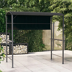 vidaXL Belvédère avec toit 220x110x200 cm Anthracite