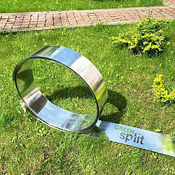 Avis Green-split Ruban de Bordure de Jardin métal alu/zinc 20 cm x 10 mètres | Bordure Jardin | Bordures de Jardin