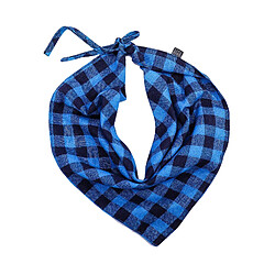 Pet Dog Bandana Collar Neckerchief Triangle Plaid Saliva Serviette Cat Supplies Vert