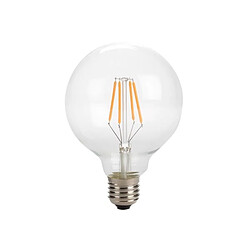 Perel Ampoule À Filament Led - Style Rétro - G95 - 4 W - E27 - Blanc Chaud Intense