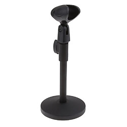 Pied de microphone de bureau 03, base en métal (réglable)