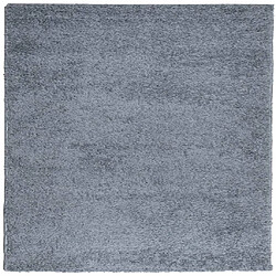 vidaXL Tapis shaggy PAMPLONA poils longs moderne bleu 200x200 cm