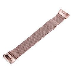 Acheter Wewoo Bracelet montre en métal pour Fitbit Charge 3 (or rose)