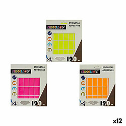 Pincello Étiquettes adhésives Rectangulaire 20 x 37 mm (12 Unités)