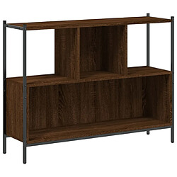 Maison Chic Bibliothèque - Armoire de livres chêne marron 102x28x77,5 cm bois d'ingénierie -GKD49589