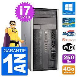 PC Tour HP Pro 6300 CMT Intel i7-3770 RAM 4Go Disque Dur 250Go Windows 10 Wifi · Occasion 