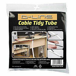 D-Line Tube range-câbles et prises Noir Taille M