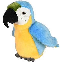 Uni-Toys Peluche Perroquet de 21 cm bleu jaune 