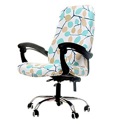 Avis Housse de chaise d'ordinateur de bureau extensible à motif floral 6