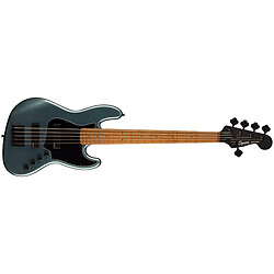 Contemporary Active Jazz Bass HH V Gunmetal Metallic Squier by FENDER