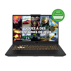 PC Portable Gamer ASUS TUF Gaming F17 | 17,3 FHD 144Hz - RTX 4070 8Go - Intel Core i7 13620H - RAM 16Go - 512Go SSD - Win 11 