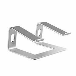 Crong AluBench - Support pour ordinateur portable en aluminium (argent)