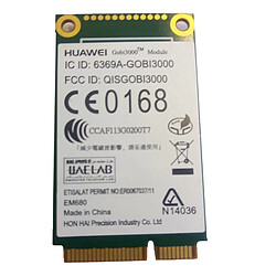 Intel Carte WWAN UMTS Huawei Gobi 3000 6369A-GOBI3000 PCIe 1-458-371-51 T77Z204T33SVS13 - Occasion