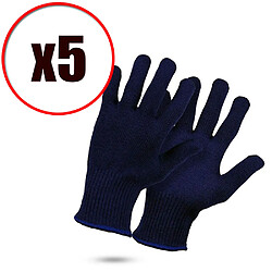 Rostaing Lot de 5 paires de gants de travail résistant au froid Thermalight EN388 EN511 Gant de protection Anti froid de la marque Rostaing à utiliser en milieu froid positif (jusqu à 0...