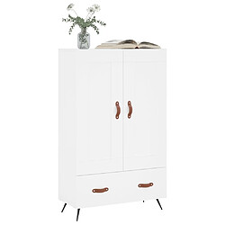 Avis Maison Chic Buffet,Meuble de Rangement,commode pour salon,Cuisine blanc 69,5x31x115 cm bois d'ingénierie -MN33147