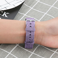 Acheter Wewoo Bracelet pour montre connectée FITBIT Charge 2 de en toile avec toiletaille L Violet