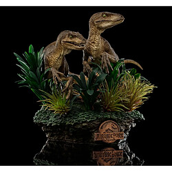 Avis Iron Studios Jurassic Park - Just The Two Raptors Deluxe Statue 1/10