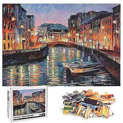 Universal 1000 pièces Venise Nuit Puzzle Jeu de décompression 