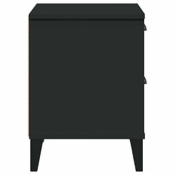 Acheter Maison Chic Table de chevet | Table de nuit VIKEN noir bois de pin solide -GKD70525