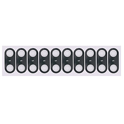 Wewoo 10 PCS Back Camera Arrière Lens avec autocollant pour Huawei P20