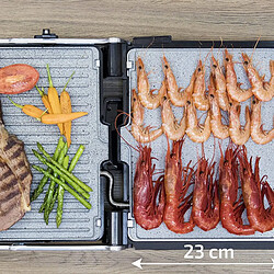 Totalcadeau Grill Professionel 3 en 1 - grille électrique, plancha et grille-sandwichs 2000W pas cher pas cher