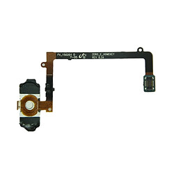 Wewoo Pour Galaxy S6 Edge / noir G925 pièce détachée Accueil Bouton Câble flexible Flex Cable avec Identification d'Empreinte Digitale