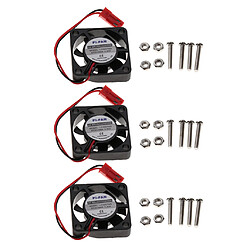 3Pcs DC 5V Ventilateur De Refroidissement CPU Sans Balais Avec Vis Pour Raspberry Pi 3B / 2B / B +