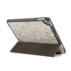 Acheter Wewoo Smart Cover Etui à rabat horizontal en motif de marbre pour iPad 9.7 2018, avec trois fentes & un porte-pli pliant gris