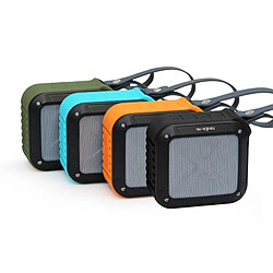 Wewoo Enceinte Bluetooth étanche Haut-parleur sans fil S7 Mini avec de vélo TF / FM / AUX / NFC Orange